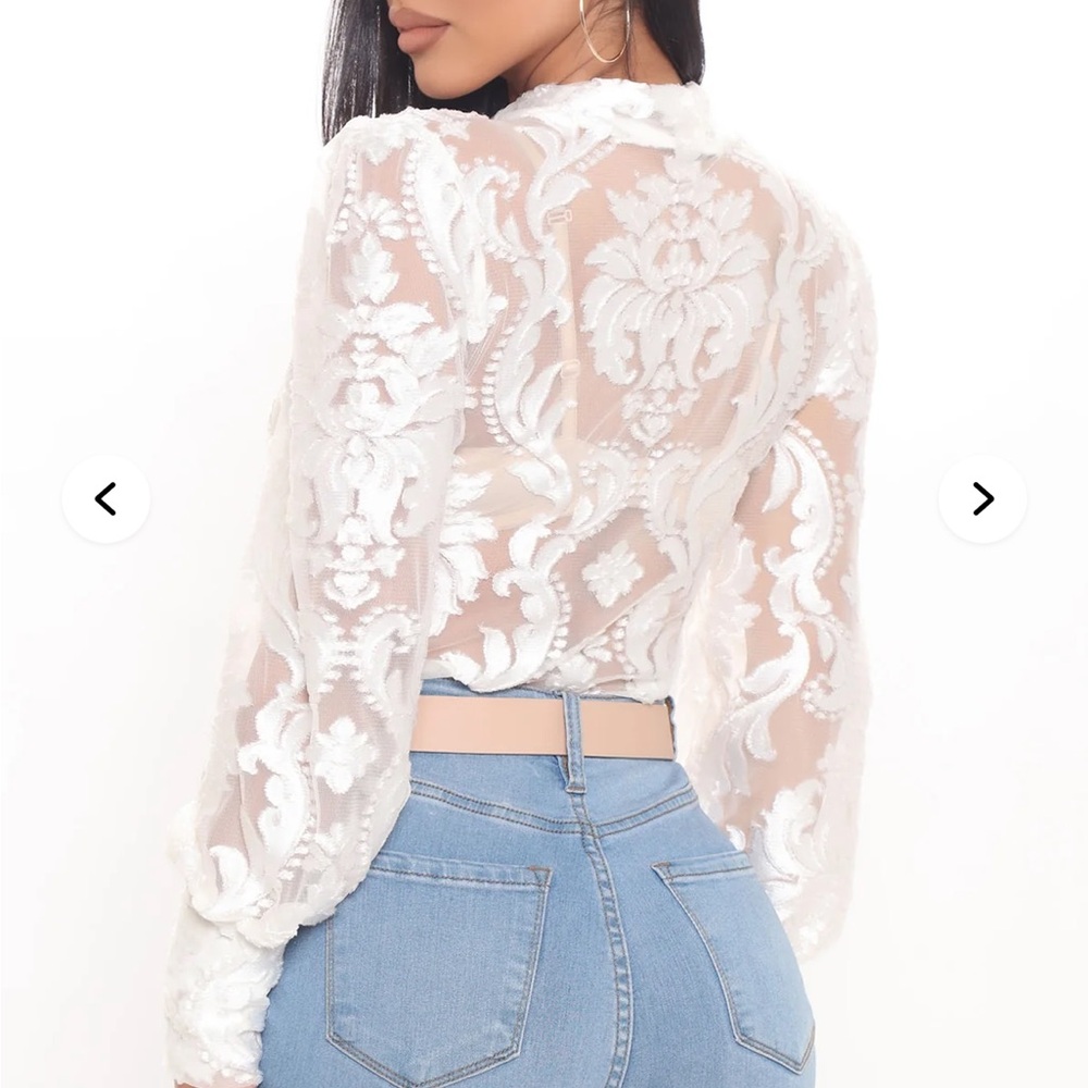 Fashion Nova Most Praised Mesh Bodysuit - Picture 3 of 9